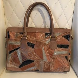 VARON Vintage Patchwork Leather Purse